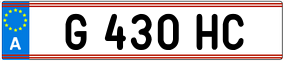 Truck License Plate
